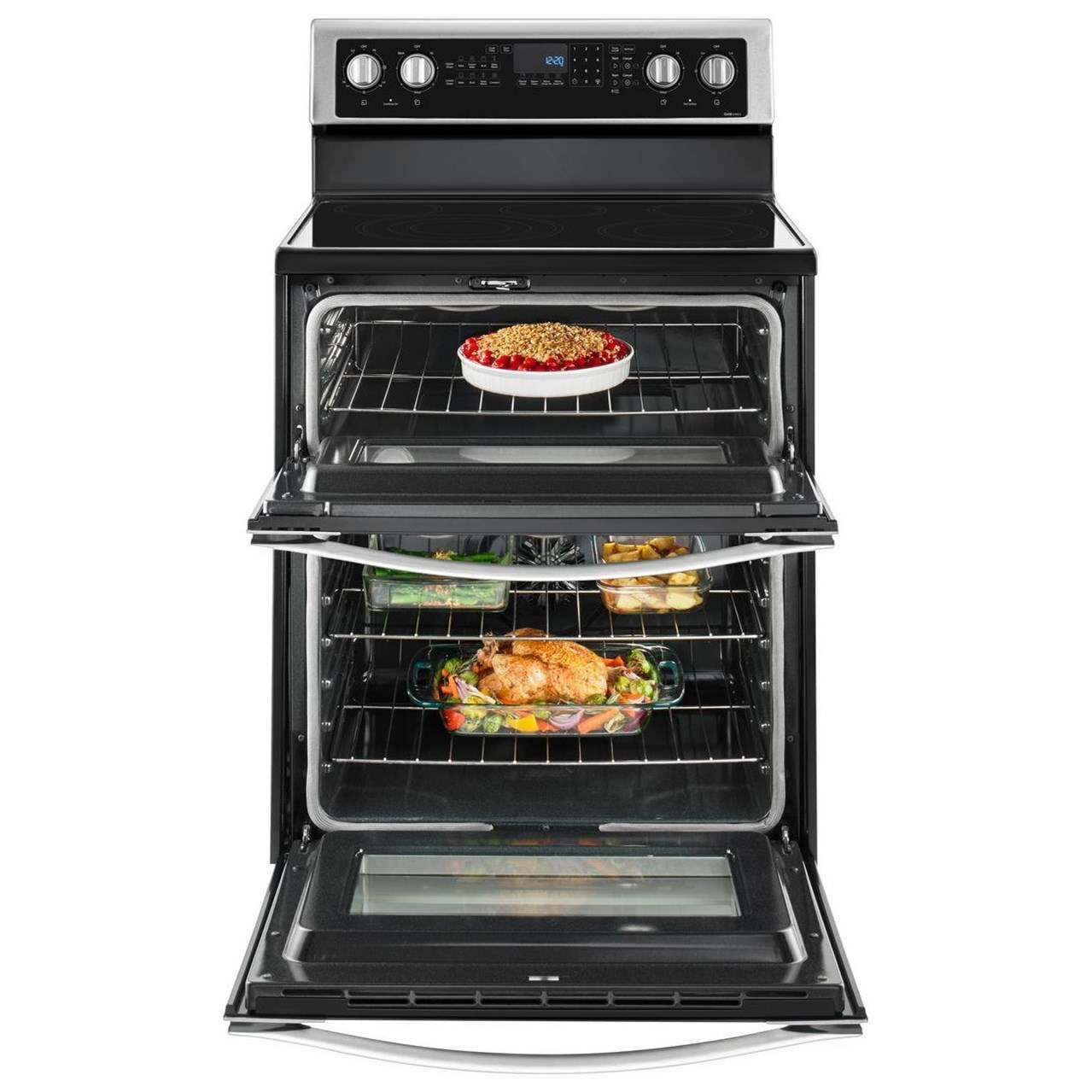 Whirlpool 6.7 Cu. Ft. Electric Double Oven Range with True Convection